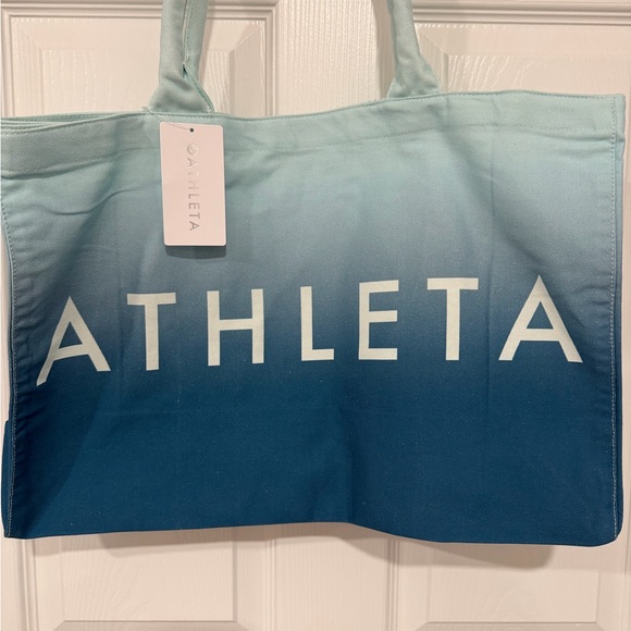 Athleta Teal and Navy Ombre Tote - Picture 4 of 4